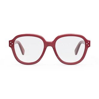 Celine CL50107I074 Geometric Full Rim Eyeglasses - Rose