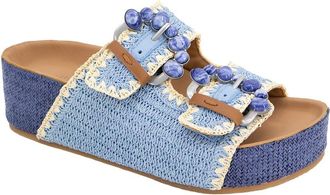 Gentle Souls Kendall Raffia Sandal