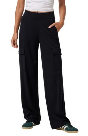 Travis Mathew Friday Ponte Utility Pants in Black at Nordstrom, Size X-Small