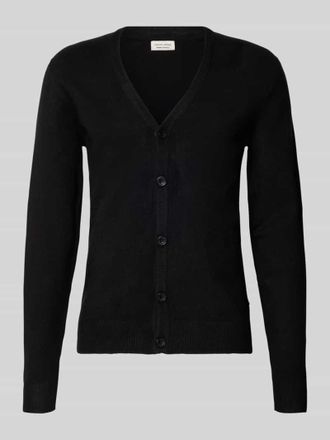 Casual Friday Casual Friday Strickjacke mit Knopfleiste Modell HEINE in Black, Gr&ouml;&szlig;e XXL