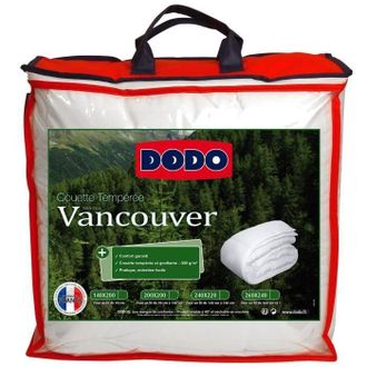 Dodo Dodo - Piumone Temperato Vancouver - 240 X 260 Cm - Bianco