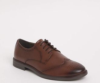 Jacamo Leather Look Formal Brogue Standard