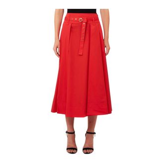 Liu Jo Midi Skirts, female, Red, Size: 2XS Midi Skirt