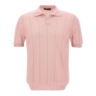 Gran Sasso Tennis M/M Skipper - male - Gran Sasso - Polo Shirts - Pink - 2XL - Tops