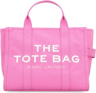 Marc Jacobs Tote Bags, female, Pink, Size: ONE SIZE Canvas Medium Tote Bag
