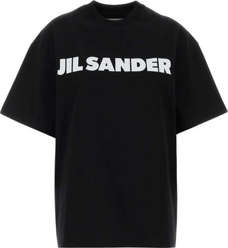 Jil Sander Black Cotton T Shirt