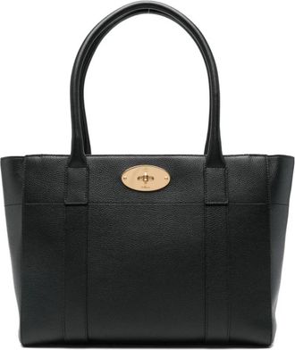 Mulberry Gestructureerde Tote Bag - Dames - Shoppers - Zwart - ONE Size - Tassen