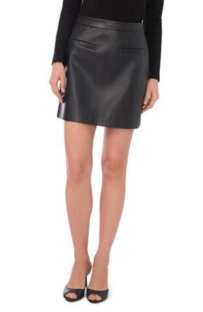 Parker Faux Leather Miniskirt in Rich Black at Nordstrom Rack, Size 00