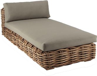 Maisons du monde Chaise-longue de rat&aacute;n