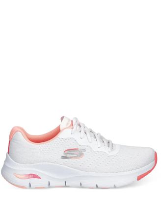 Skechers lace-up sneakers - women - Mesh/Fabric/Rubber - 36 - White