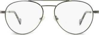 Moncler Occhiali con montatura stile pilota - Effetto metallizzato
