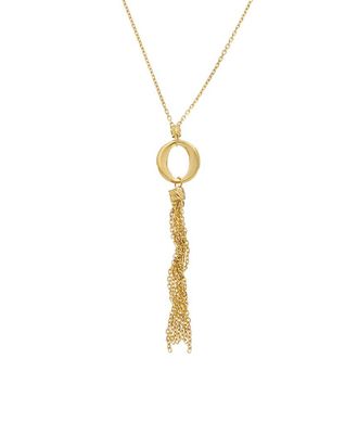 Italian Gold, Inc 10K Tassel Drop Necklace