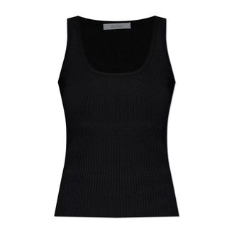Max Mara Sleeveless Tops, female, Black, Size: S Ghiro Top