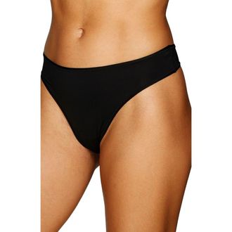 Lascana Womens 2 Pk Basic Thongs in Black at Nordstrom, Size 6