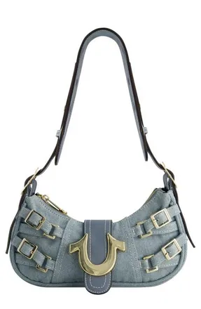 True Religion Multi-Strap Denim Shoulder Bag at Nordstrom