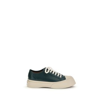 Marni Black Calf Leather Bos Taurus Platform Mens Sneakers