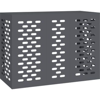 vidaXL Funda Para Aire Acondicionado Antracita 110 X 50 X 80 Cm Acero Vidaxl