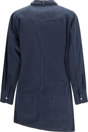 Isabel Marant Womens Nouria Shirt Dress Black Cotton