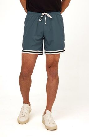 Threads 4 Thought Darren Essential Drawstring Shorts in Peacock at Nordstrom, Size Xx-Large