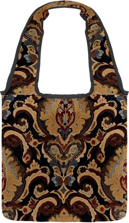 Generic 871425_3 Reversible Canvas Shoulder Tote - Double-Sided Print, 12oz Cotton, 27cm Drop, Fold-Flat Bag for Travel, Shopping, Street Outings