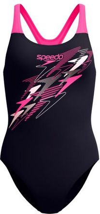 Speedo Medley Logo Medalist One Piece Badeanzug f&uuml;r Damen | blau