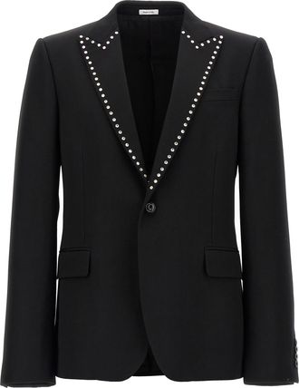 Alexander McQueen barathea Blazer
