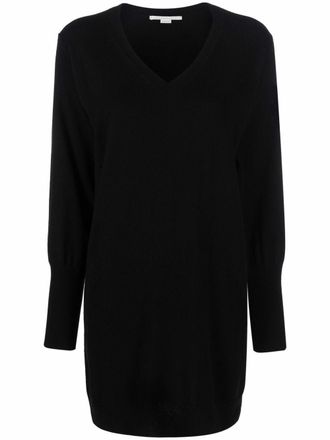 Stella McCartney V-neck knit dress - Black