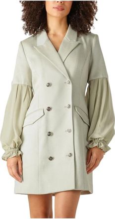 Bruuns Bazaar Kleedjes, Dames, Groen, M, Groene Trudy Jurk, Veelzijdig en Elegant