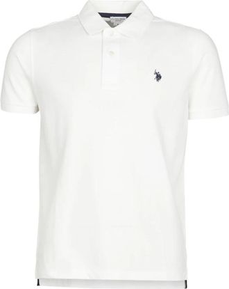U.S.Polo Association Witte Katoenen Polo Shirt King - Heren - Polos - Wit - XL - Katoen - Tops