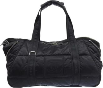 Chanel Pre-owned Nylon chanel-bags - Dames - Vintage Handtas - Zwart - ONE Size - Nylon - Vintage