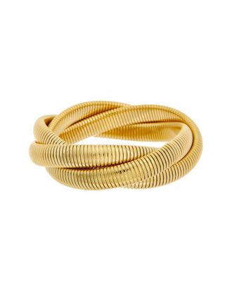 Kenneth Jay Lane 14K Plated Snake Bracelet