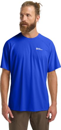 Jack Wolfskin Funktionsshirt JACK WOLFSKIN PRELIGHT SWIFT T M, Herren, Gr. XL (54/56), blau (vibrant, blau), Obermaterial: 100% Polyester, Shirts Funktionsshirt