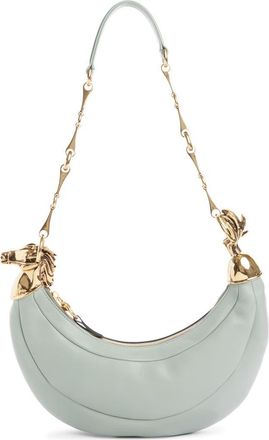 Chloé Chain Horse Leather Hobo Bag in Bluish Green at Nordstrom