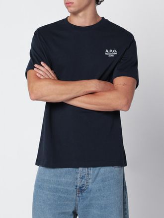 A.P.C. A. P.C. T-shirt in cotone a maniche corte con logo stampato a contrasto