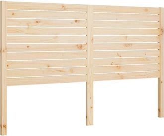 vidaXL Bed Headboard 146x4x100 cm Solid Wood Pine Vidaxl