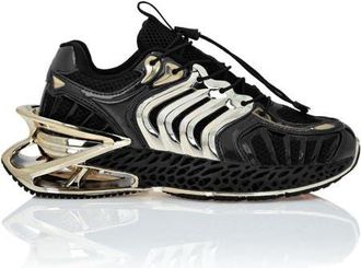 Plein Sport Runner Sneaker The Thunder Stroke Gen.x.2. Unisex in Black/lightgold at Nordstrom, Size 36