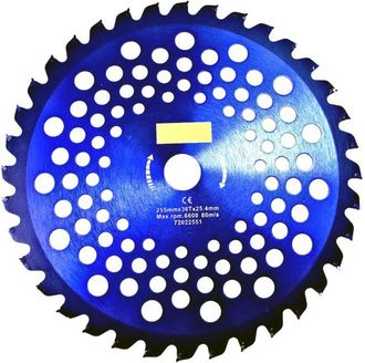 Trade Shop Trade Shop - Disco Decespugliatore Lama Acciaio Per Legno 255mm X 36t Con Fori Raffreddamento