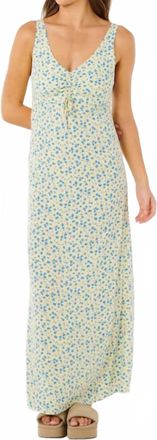 Rip Curl Surf Side Maxi Dress In Light Yellow