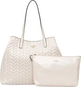 Guess Cheryl Tote - Dames - Shoppers - Beige - ONE Size - Leer - Tassen