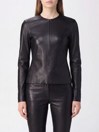 Stouls Slim Fit Lambskin Long-Sleeve Top