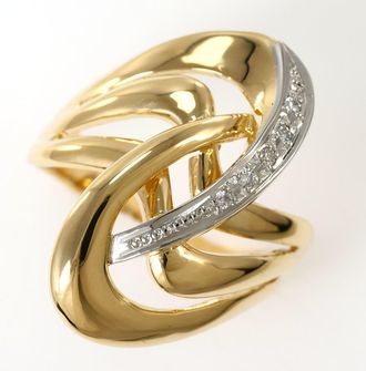 C&A Unbranded Platinum yellow gold yellow gold (18K) Platinum 900 Band Ring (Pre-Owned)