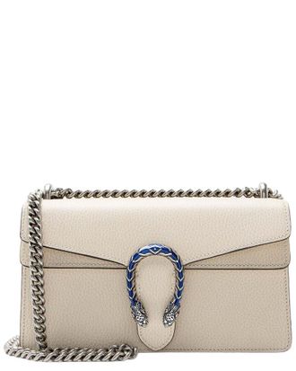 Gucci White Leather Dionysus Medium E/W Shoulder Bag (Authentic Pre-Loved)