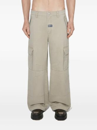 Misbhv belt-loop trousers - men - Cotton - M - Neutrals