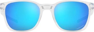 Oakley Clear Lens Zonnebril Prizm Sapphire - Heren - Zonnebrillen - Wit - 55 MM - Accessoires