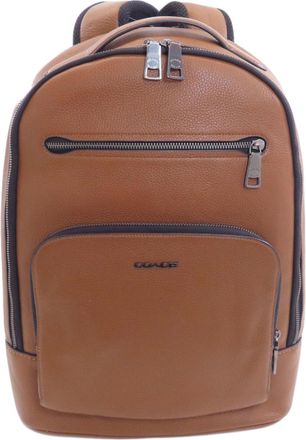 Coach Brown Leather Backpack (Pre-Owned)