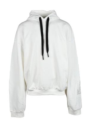 Takeshy Kurosawa White Cropped Cotton Sweatshirt
