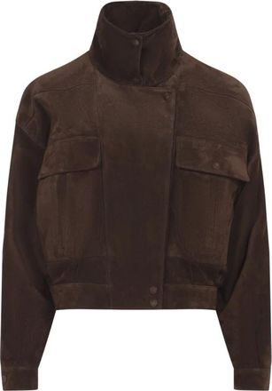 Saint Laurent Mujer, Chaquetas, Marr&oacute;n, Talla: S