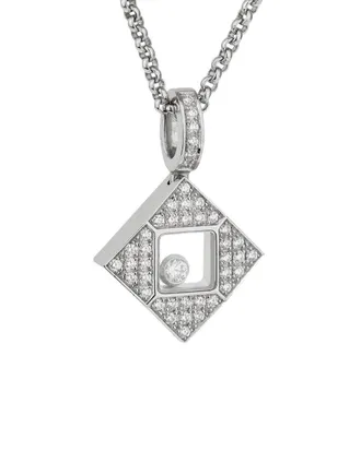 Chopard 18K 0.40 ct. tw. Diamond Happy Necklace (Authentic Pre-Loved)