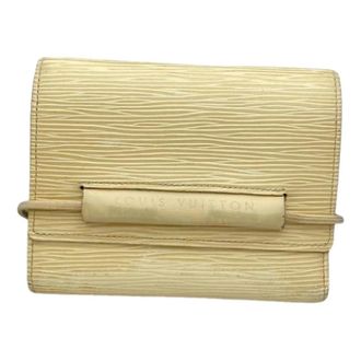 Louis Vuitton Pre-owned Clutches, female, White, Size: ONE SIZE Pre-owned Leather Clutch