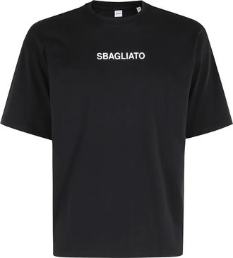 Aspesi T-shirt Sbagliato - Heren - T-shirts - Zwart - M - Tops